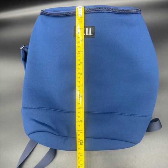 OLLI Backpack Bucket Cooler Navy Blue Insulated Bag Carry All Neoprene Zip - Picture 6 of 8